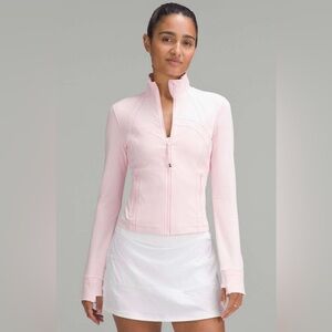 Lululemon NWT Define Cropped Jacket Nulu Strawberry Milkshake Size 6
